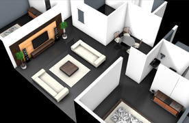 3D floor plans